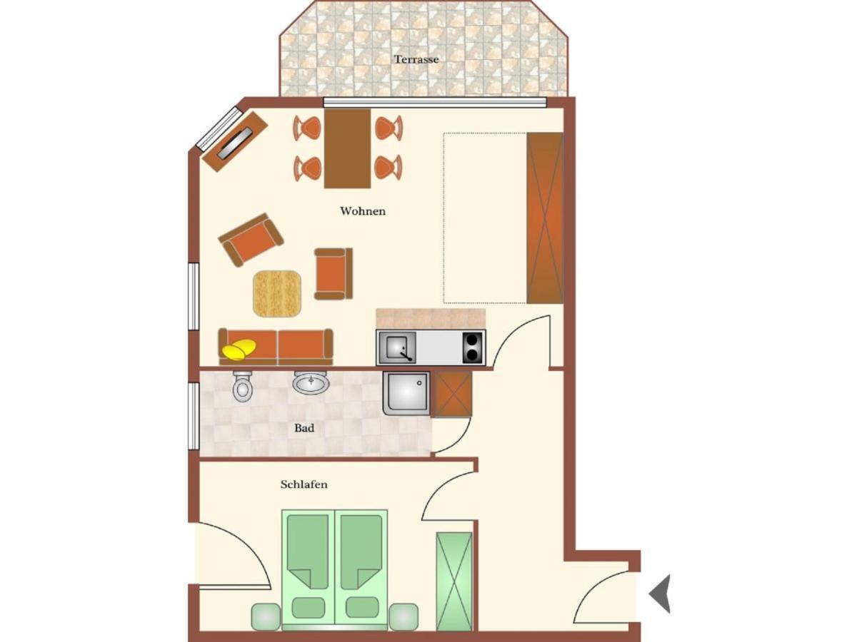 Haus Duenenglueck, Whg. 14 Apartment Cuxhaven Bagian luar foto